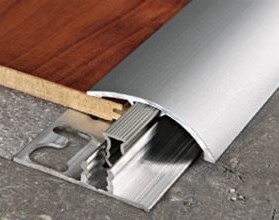 Profilo di compensazione + base femmina colore Alluminio anodizzato per pavimenti laminato image